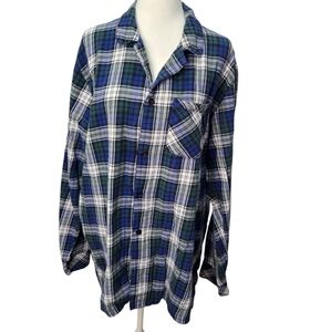 Pendleton Long Sleeve Pajama Shirt  Size XL